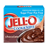 Jell-o Pudding & Pie Filling Chocolate Sugar Free  & Fat Free Cook & Serve Full-Size Picture